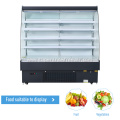 Vertical air-cooling fresh display half height open chiller